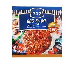 202 همبر زغالی برگر 90%